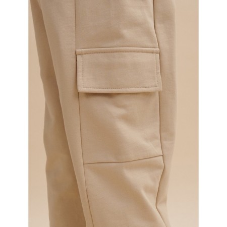 Pants for boys, height 122 cm, sandy color-6