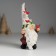 Souvenir Polystone "Dwarf in a hat with wood, with birds" 8.5x7.5x17 cm