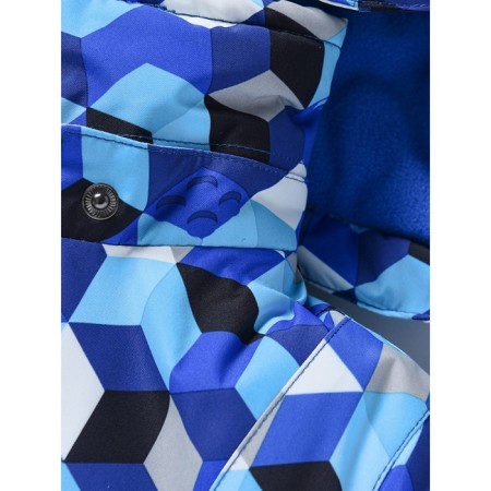 Ski costume for a boy, height 134 cm, blue color-10