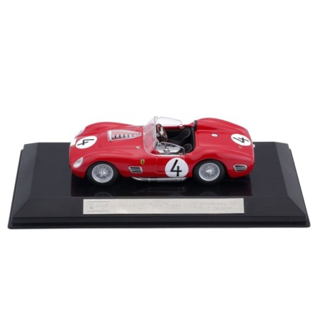Racing machine Bburago Ferrari 250 Testa Rossa 1959, Die-Cast, 1:43, Red color-1