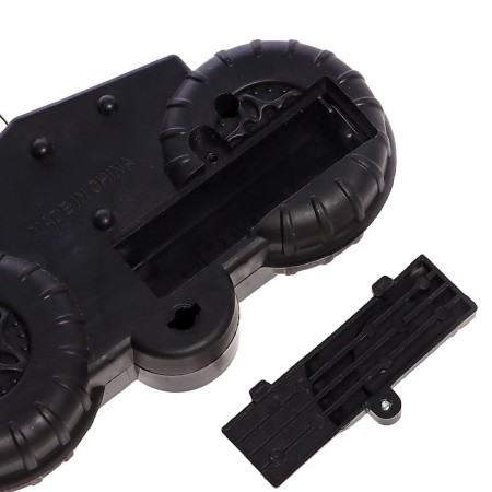Radio -controlled jeep "racer", works on batteries, yellow color-4