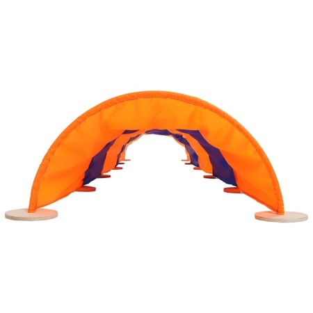 Tunnel for climbing, length 3.5 m, h = 40 cm, blue/orange color-1