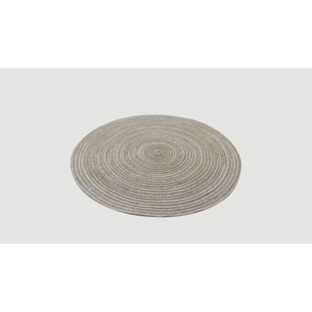 Round napkin, d = 38 cm, beige color