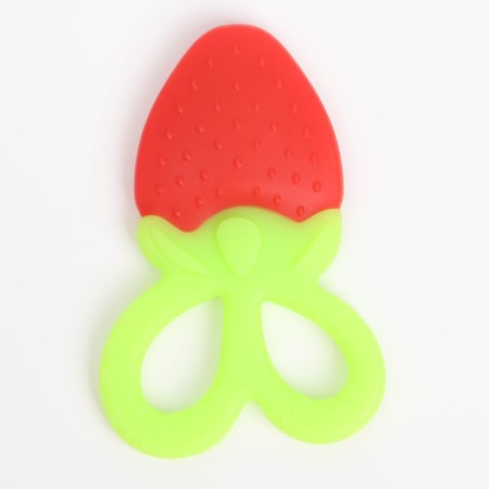 Silicone teether "strawberry", crush me-1