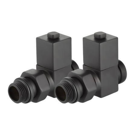 Set of design-valules Royal Thermo Cube, Direct, 1/2 ", black-3