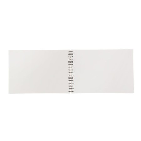 Notepad for drawings, A4, 120 g/m2, Clairefontaine 50 sheets, spiral, white-1