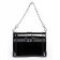 Bag Cross-Body Women's, genuine leather, Ludor black 19x9x13 cm