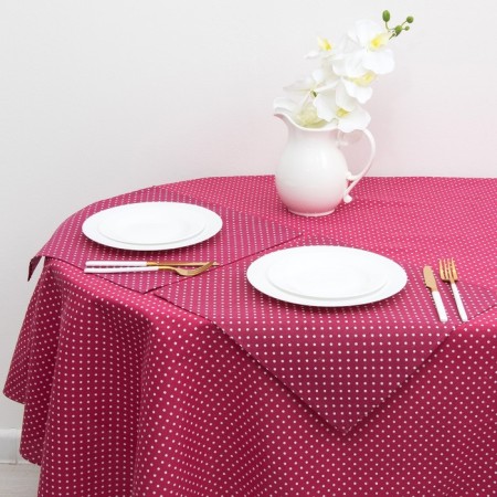 Set of shade tablecloth 145x200cm/napkins 40x40cm 4pcs, peas central, 100%PE-1