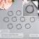 Rings for creativity (photo albums) "silver" int. D = 3 cm external. D = 3.4 cm nr 10 pcs