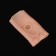 Silicone bandage for ankle, with magnets, 12.5 × 7 cm, beige color