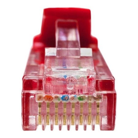 Suprlan 10-0154 UTP RJ-45 patch cord.-Vilka RJ-45 Kat. 5e 3m red LSZH 24AWG-1