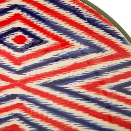 Lryagan Round Rishtan Ceramics, 41cm Mix-6