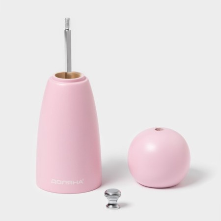Mill for spices of the Dolyan "Cloud", 16.5 cm, pink color-3