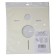 Soundproof gasket for a suspended toilet and bidet Wave, 42.5x39.2 cm
