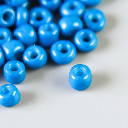 Round beads 6/0 "Northern Lights" (blue) 20 g-1