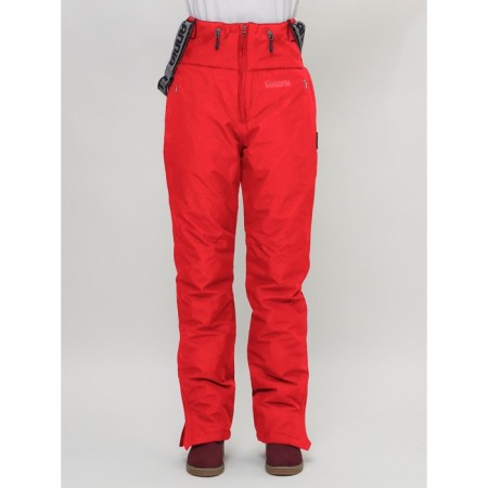 Ski -loving trousers, size 44, red color-4