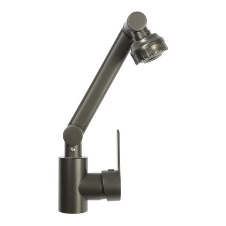 Zein Z3746 kitchen mixer, one -rod, adjustable height, 2 modes, graphite-11