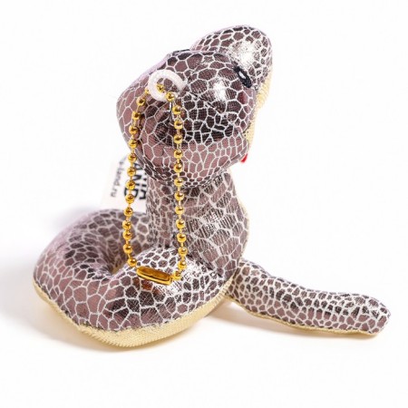 Soft toy "Snake", shiny, on a suspension, 7 cm, color mix-3