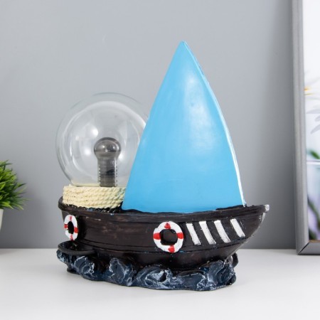 Plasma ball "Sailor" blue 25x10x22 cm Risalux-5
