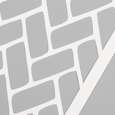 Plastic stencil "Parquet", 16x24 cm-2