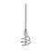 Mixer for sand-gravel mixtures Denzel 848277, galvanized, SDS+, 100x450 mm