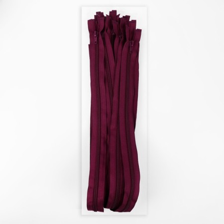 Lightning "Spiral", No. 5, detachable, automatic lock, 70 cm, cherry color-2