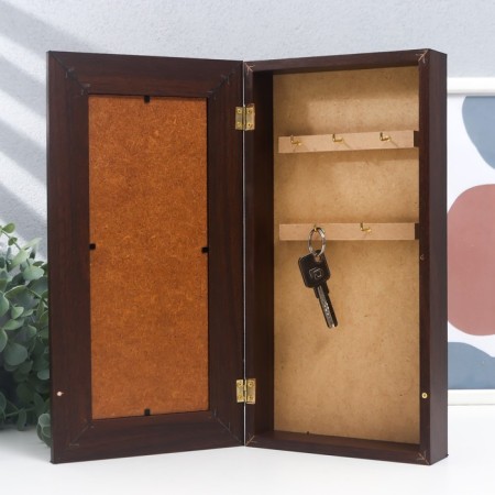 Key "Flower composition" Wenge 16x31 cm mix-12