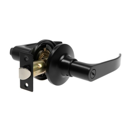 Latch (fashion 3182), interior, latch, matte black color-1