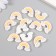 Decor for creativity Plastic "Rainbow in Funny Clouds" 2.6x1.7 cm
