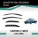 Defly window deflectors for Toyota Carina (T190), 1992-1996