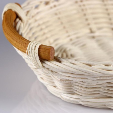 Cart with handles, 19 × 30 × 7 cm, rattan-5