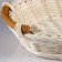 Cart with handles, 19 × 30 × 7 cm, rattan