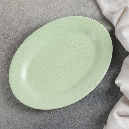 Porcelain shade "Amelia", 24.5 × 18 cm cm, green color