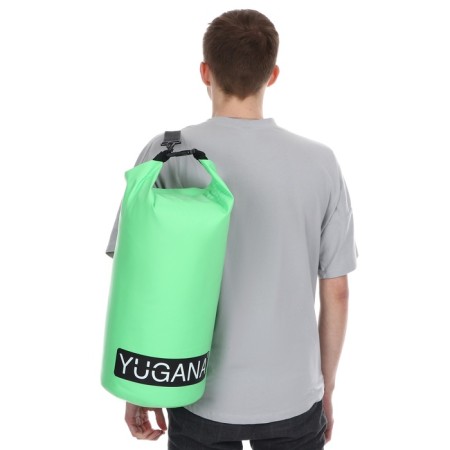 Yugana hairshome, PVC, waterproof 20 liters, one belt, green-12