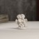 Polystone souvenir "Snow -white angels on a cloud" 3.5x3.2x3.2 cm