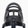 Muzzle for dogs No. 2 with a tripartite strap, rubber, DN 7.5 cm, ohm 26.5 cm, black