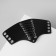 Bracelet Skin "Cuff" on lacing, black-silver color