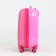 Small suitcase 18 "on a zipper, pink color
