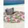 Pareo and beach rug "Ripe watermelon slices", d = 150 cm
