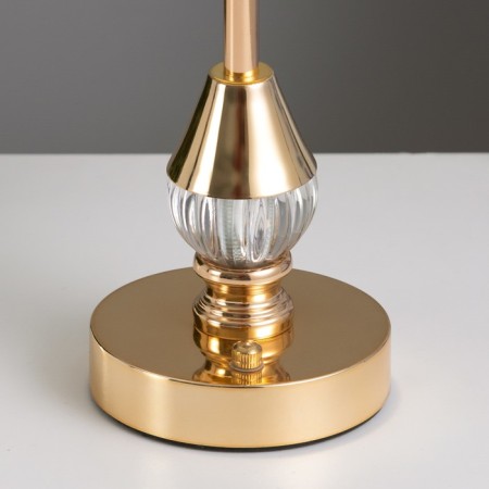 Table lamp sensory "Bailey" LED 10W battery gold 11x11x34.5 cm-6