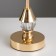 Table lamp sensory "Bailey" LED 10W battery gold 11x11x34.5 cm