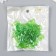 Decor for creativity plastic "Maple leaf" set 40 pcs 2.2x2.2 cm
