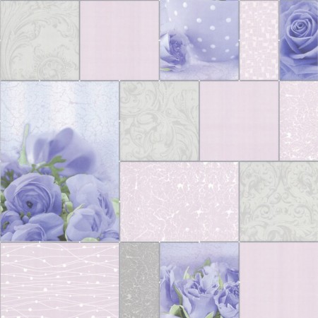 Paper wallpaper roses 1301-5, 0.53x10.05m