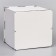 Box for a cake with a window, white, 30 x 30 x 30 cm