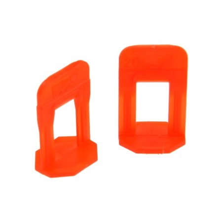 TLS-PROFI tile leveling system, 2 mm clamp (100 pcs.), Package
