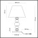 E27 1x60W table lamp