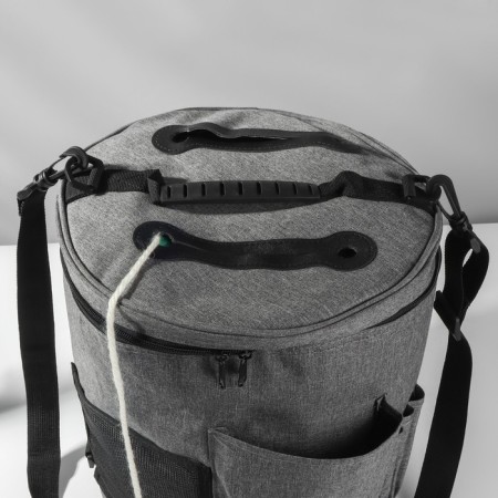 Futlar bag, with handles/pockets, d = 28 × 32 cm, color gray color-3
