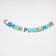 Garland "Happy Birthday!", Paper