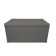 Puff with a lid and weighting, 800 × 400 × 420 mm, bingo velor, stone color