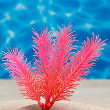 The artificial aquarium, luminous plant, 10 cm, red-2